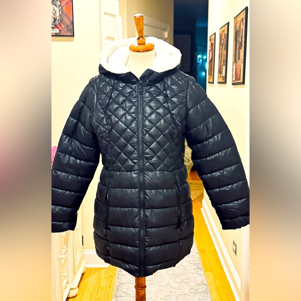 Steve Madden Black Medium Puffer Coat Jacket